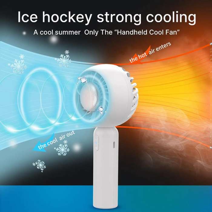 Portable Fan Handheld Cool Fan Small Personal Handheld Fan Cooling Electric Fan for Travel Outdoors