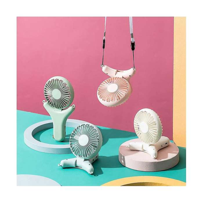Portable Fan Rechargeable Hanging Handheld Fan Mini Cooling Folding Electric Usb Desk Fan