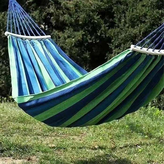 Portable Hammock Camping Thicken Swinging Chair Outdoor Hanging Bed Canvas Rocking Chair Not with Ha