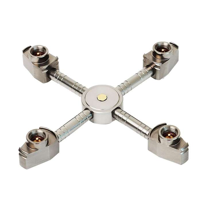 Portable Gas Stove Canister Connection Adapter 1 to 4 Burner Connector Tank Converter for Outdoor Hi