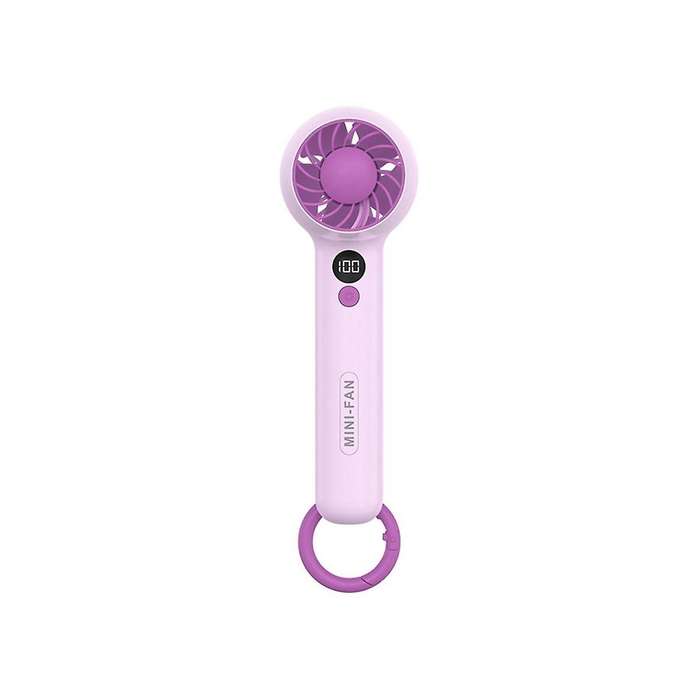 Portable Handheld Fan Usb Rechargeable Battery Adjustable Three-block Wind Speed Cooling Cooling De