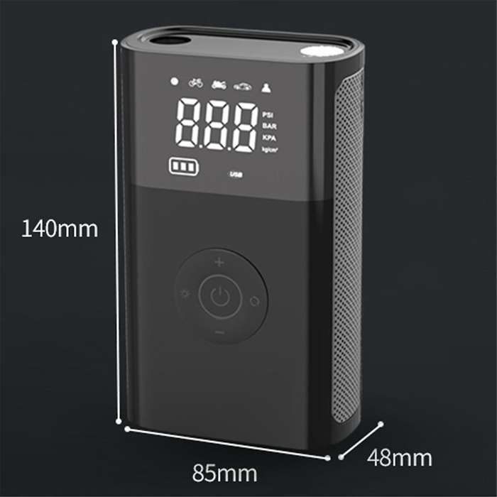 Portable Inflator Compressor Pump with Led Lamp for Car Motorcycle Tyre Balls Wireless Electric Car