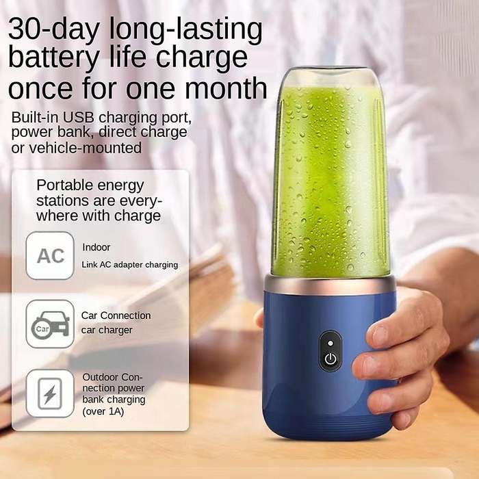 Portable Juicer Blender 300ml Electric Fruit Juicer Usb Charging Lemon Orange Fruit Juicing Cup Smo