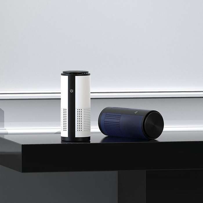 Portable Mini Car Air Purifier Effective Air HEPA Filter Car Negative Ion Purifier for /Dust/Pollen/