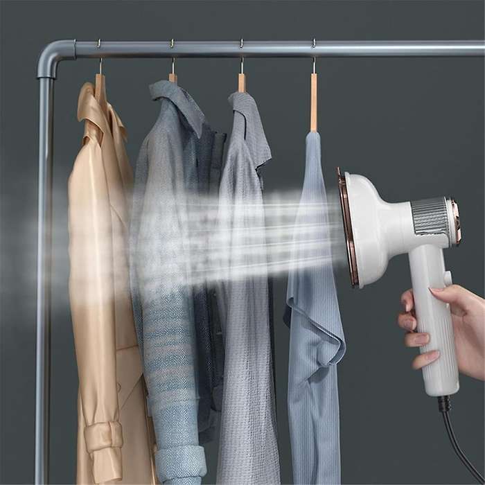 Portable Mini Ironing Machine - 180Rotatable Handheld Steam Iron, Foldable Travel Garment for Fabric