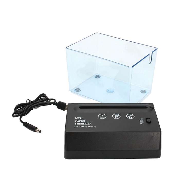 Portable Mini Paper Electric USB Battery Operated Documents Paper Cutting Tool for Home Office