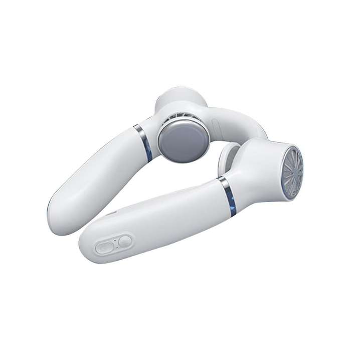 Portable Neck Fan 360wrap-around Cooling Fan 4000mah Rechargeable Fan 3-speeds Setting for Travel