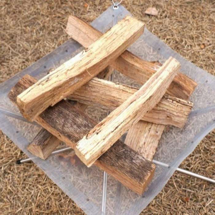 Portable Outdoor Bonfire Campfire Pit Camping Wood Stove Stand Frame Fire Rack Stainless Steel Folda