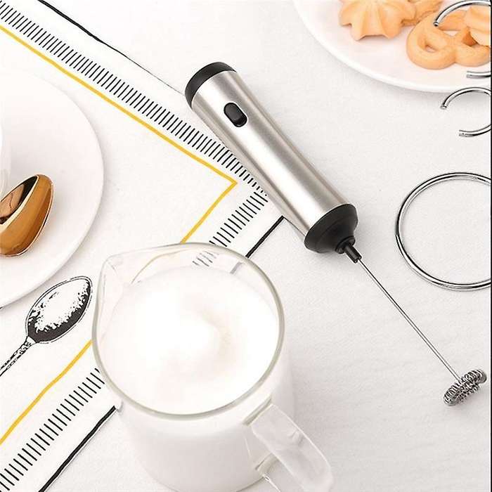 Portable Rechargeable Electric Foam Maker Handheld Foamer High Speeds Drink Mixer Coffee Frothing W
