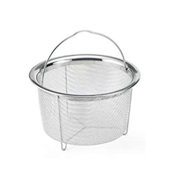 Portable Steamer Kitchen Multi-functional Stainless Steel Fried Noodles Drain Basket Steaming Rack