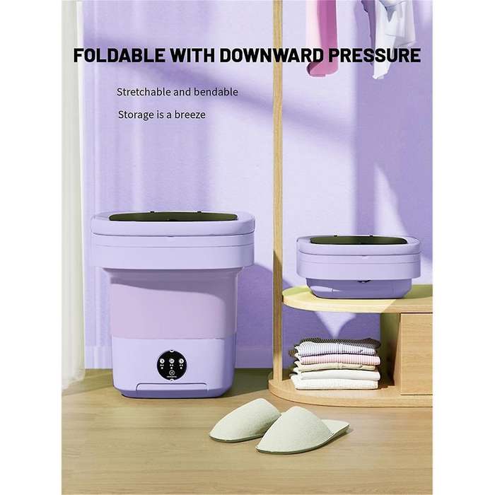 Portable Washing Machine,Mini Washer, Capacity Foldable Washer.Deep Cleaning of Underwear, Clothes