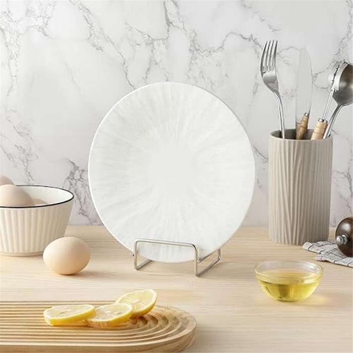 Pot Lid Holder, Stainless Steel Lid Holder While Cooking, Pan Lid Holder for Kitchen Counter Decor/C