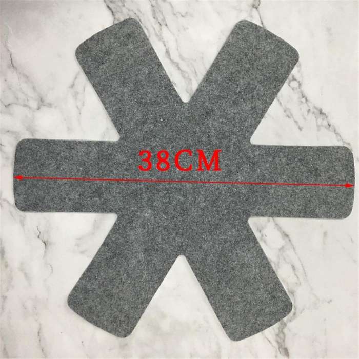 Pot Pan Protectors Divider Pads Prevent Scratching Separate Protect Surfaces Non-Stick Pans for Cook