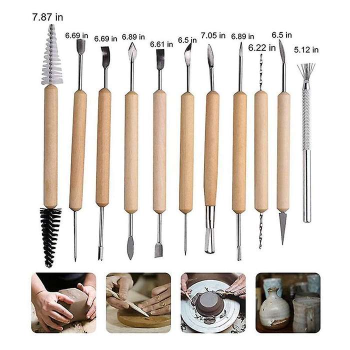 Pottery Sculpting Tools 32PCS Ceramic Clay Carving Tools Set for Beginners Expert Art Crafts Kid's P