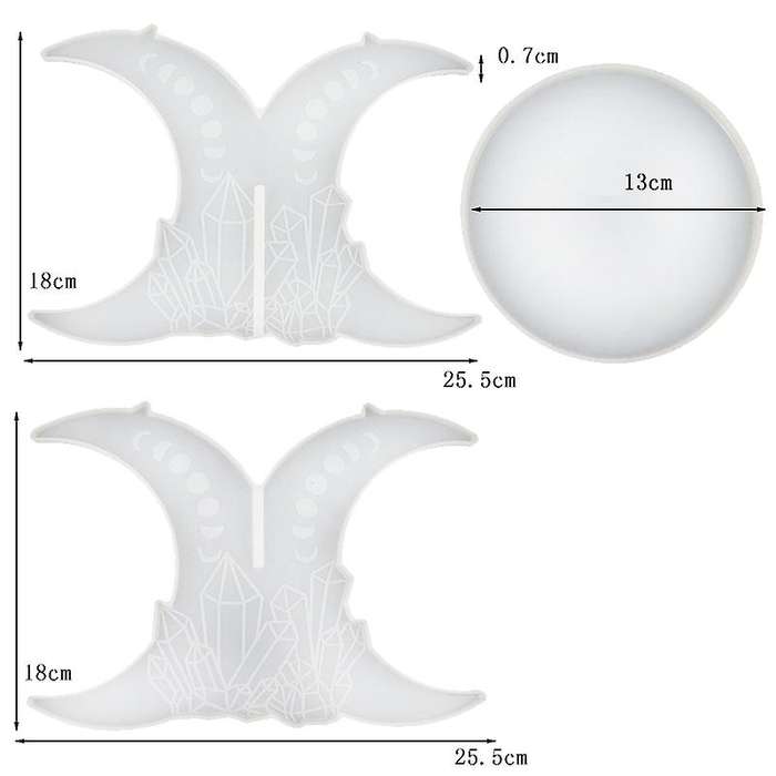 Potted Plant Stand Resin Molds, Display Stand Epoxy Mold for Crafts Casting, Diy Potted Holder, Hom