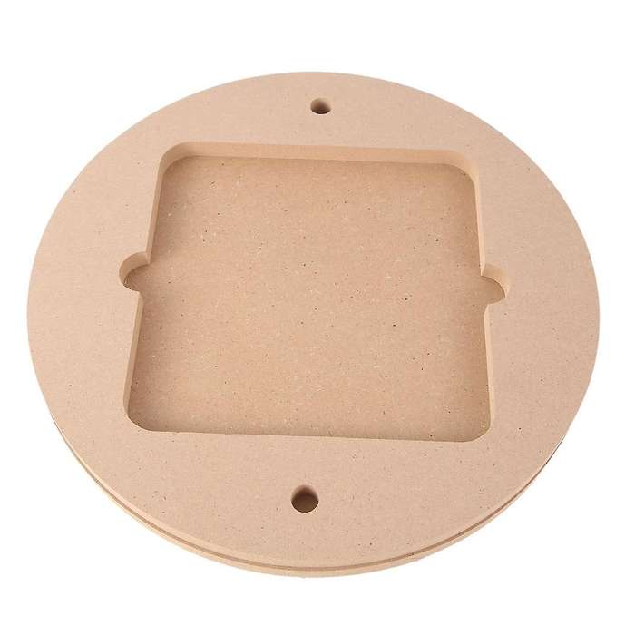 Pottery Wheel Bat System , Upgraded 12 Inch Round Outer Bat Tool Set with 6-Pack 7 Inch Square Inner
