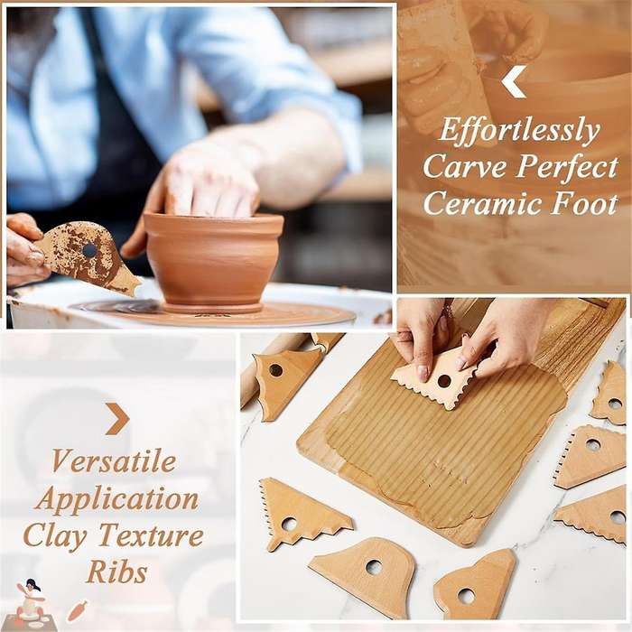 Pottery Tools Pottery Foot Shaping Tools Pottery Trimming Tools Pottery Ribs Pottery Supplies for Sc