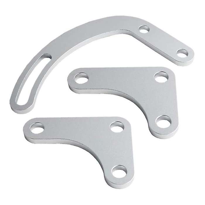 Power Steering Pump Bracket Slotted Adjustable LWP 305 327 383 for 350 Small Block Long Water Pump 5