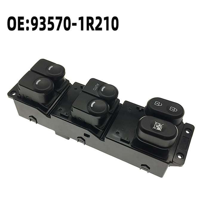 Power Window Control Switch Car Window Lifter Switch Button 93570-1r210 for Accent 2010- 2016