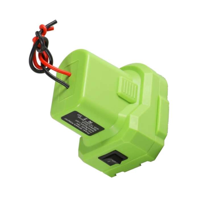 Power Wheel Adapter for 18V Li-NiMH Battery Dock Power Connector 14 AWG DIY Adapter Tool P108 P107 P