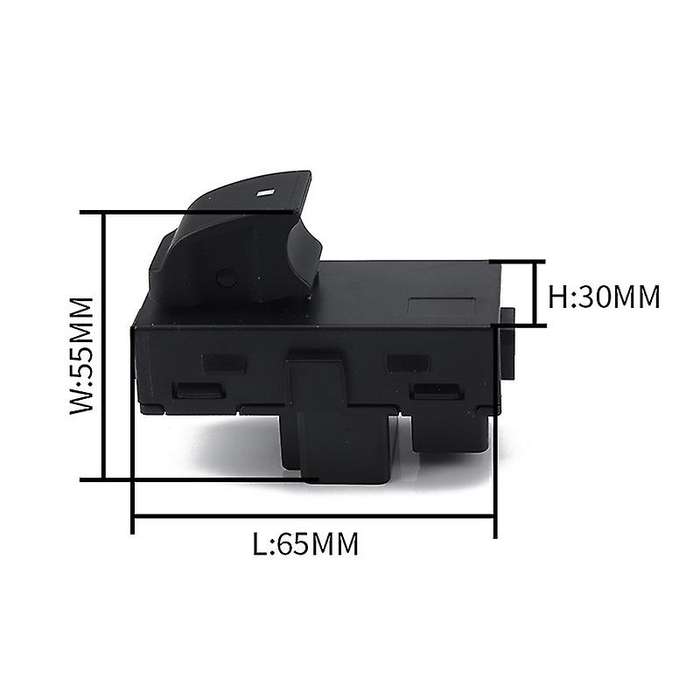Power Window Switch Front Rear Right Passenger for Truck SUV 07-13 22895545 Trim