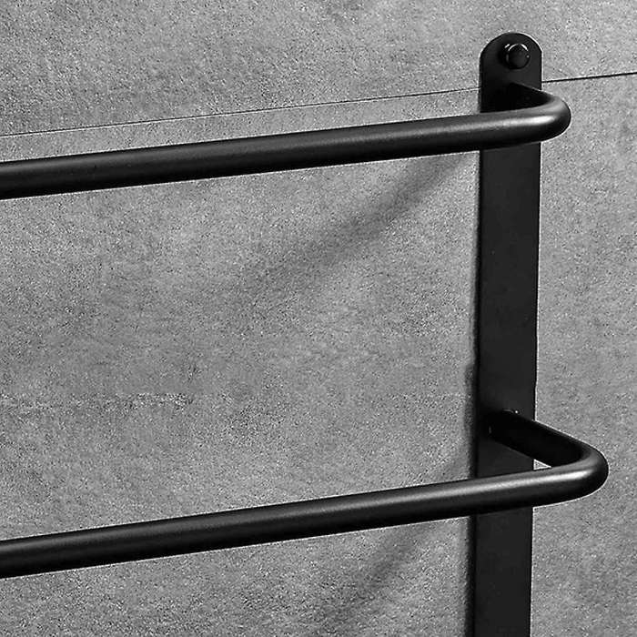 Premium Towel Bar Towel Rack Towel Hanger Double Towel Hook Wall Mounted Bathroom Rack Kitchen Towel
