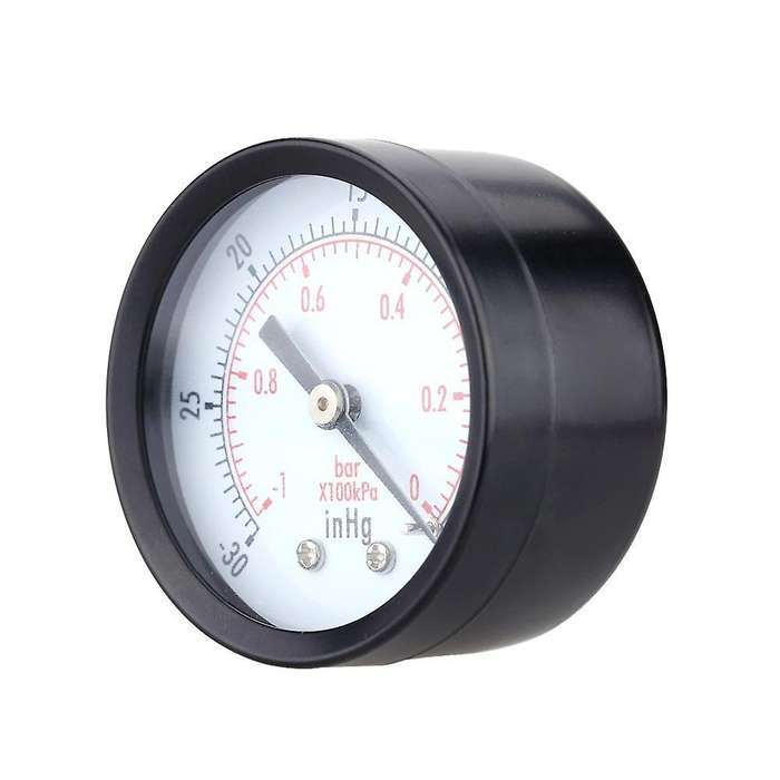 Pressure Gauge - 0 - -30inHg 0 - -1 bar Mini Dial Air vacuum pressure gauge pressure gauge pressure