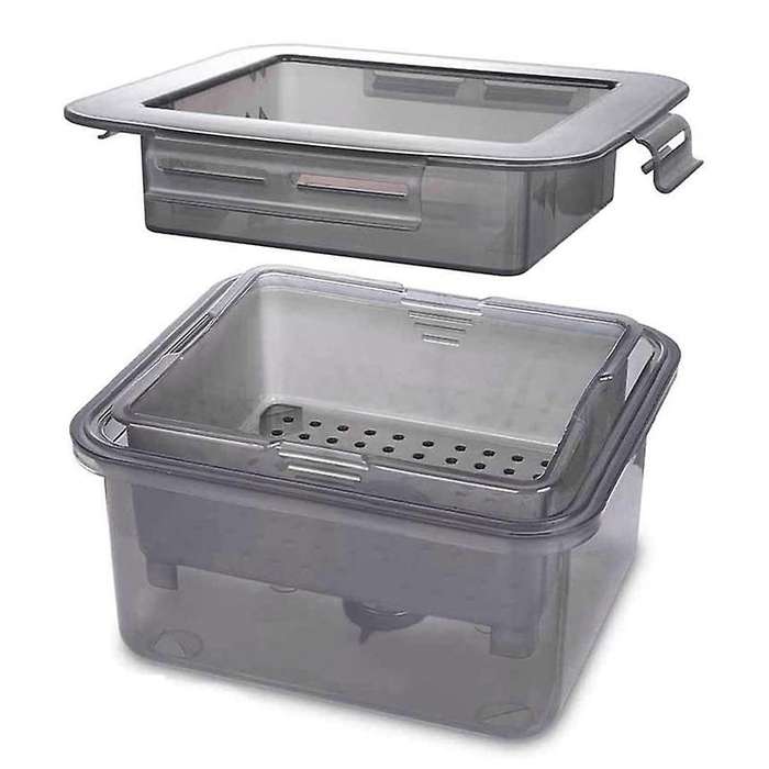 Press Drainer 3-Layer Press Built-in Drainage Water Removing Tool Dishwasher Safe Kitchen Cooking T