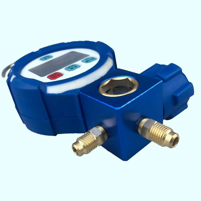 Pressure Gauge Refrigeration Manifold Tester Meter Digital Vacuum Pressure Tester Air Conditioning R