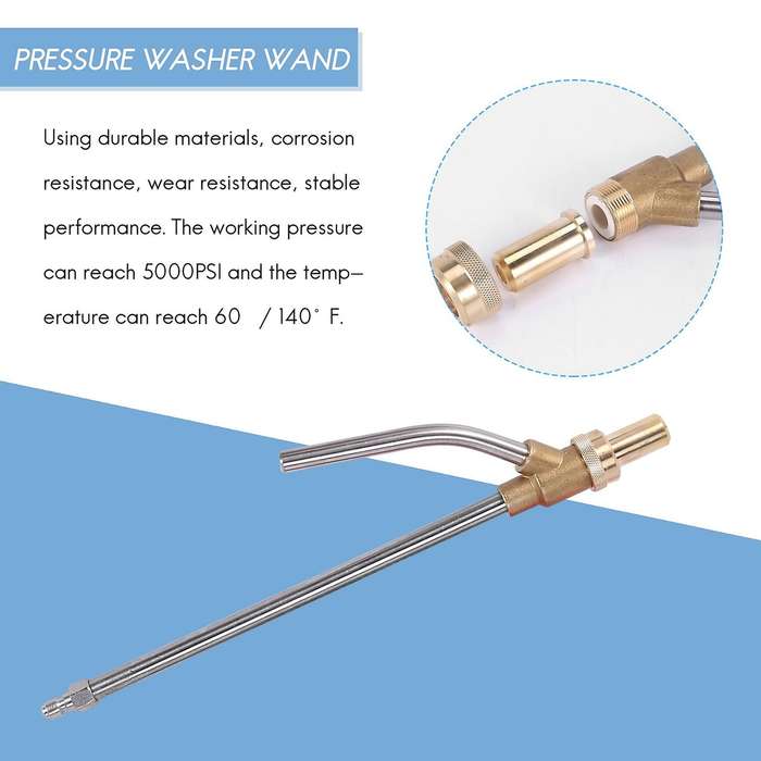 Pressure Washer Sandblasting Kit, Wet Sandblaster Attachment, 5000 , 1/4 Inch Quick Disconnect 1Set