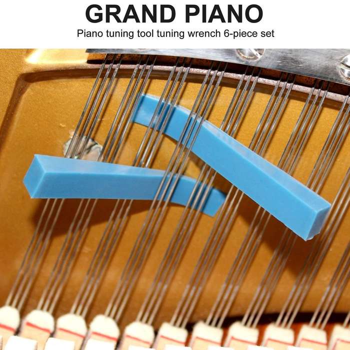 Professional Portable Lever Jujube Piano Tuning Tuner Mute and Case Piano Tuning Lever Tools Kit Mu