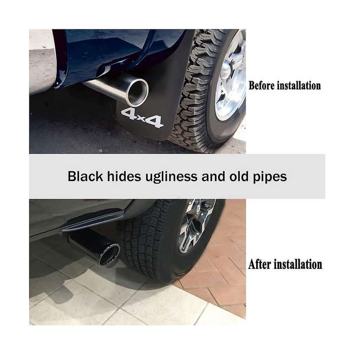 Pt932-35180-02 Black Metal Chrome Exhaust Tip Fits for 2005-2023 Car Accessories Parts