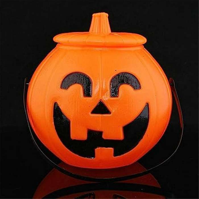Pumpkin Candy Bucket,Halloween Pumpkin Bucket, Pumpkin Bucket Jack Lantern Candy Basket Halloween Pa