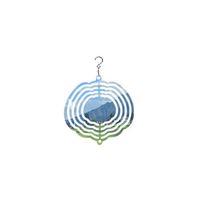 Pumpkin Shape Dimensional Rotating Wind Chime Garden Decoration Sublimation Blank Double-sided Diy