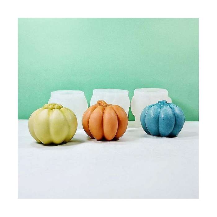 Pumpkin Molds, Pumpkin Silicone Mold for Handmade Soap, Candle, Cake Baking