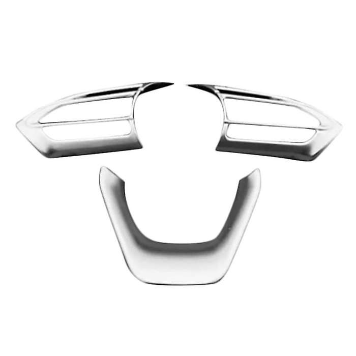 For Toyota Yaris Cross 2020 2021 Abs Chrome Steering Wheel Cover Trim