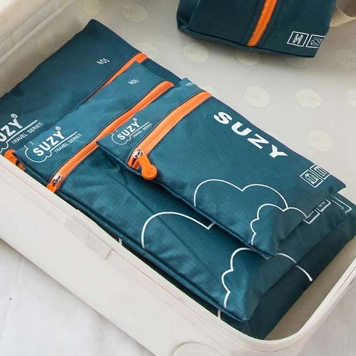 7 Pcs Travel Organizer Storage Bags Suitcase Portable Packing Set , 3