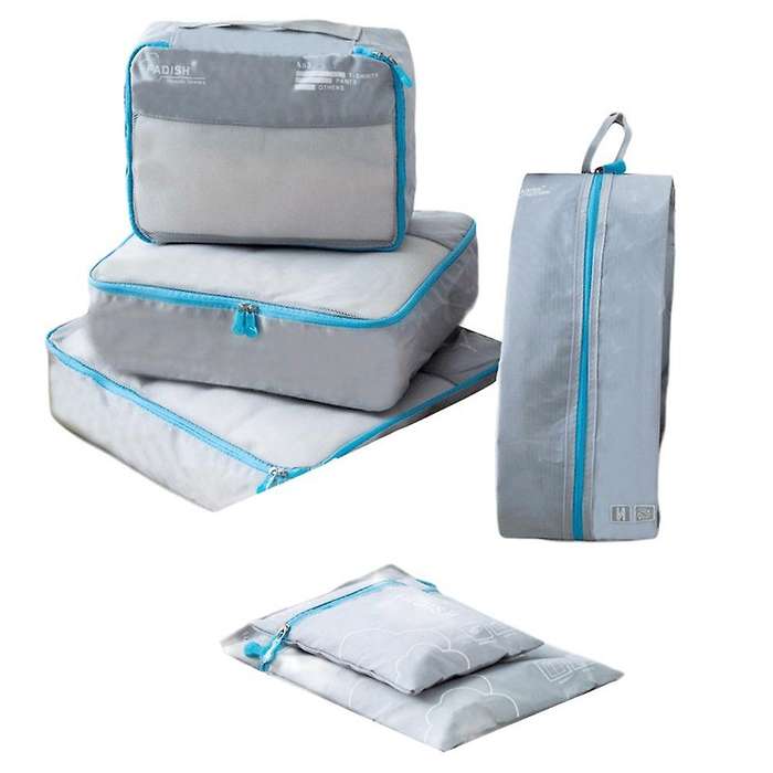 7 Pcs Travel Organizer Storage Bags Suitcase Portable Packing Set , 3
