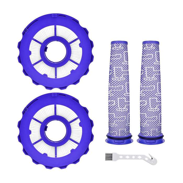 2 Pack Hepa Post-motor Filters & 2 Pre-motor Filters Replacement