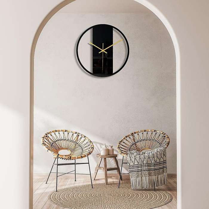 11.8 Inch Transparent Wall Clock Quartz Clocks for Home Decorative