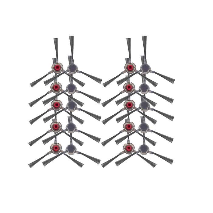 10 Pack Side Brushes Household Parts for Ecovacs Deebot N9+ /k10