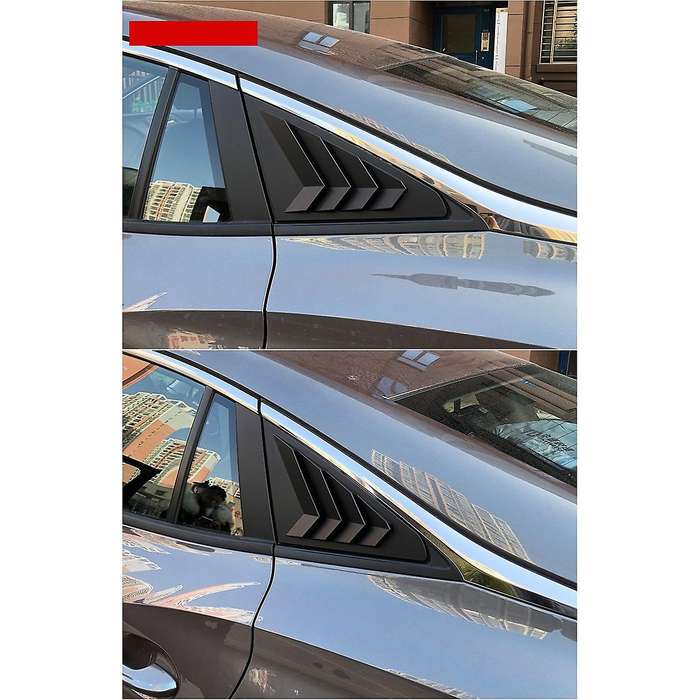 Rear Side Window Louvers,for Mg 5 Mg5 2021 Car, Matte Black Style