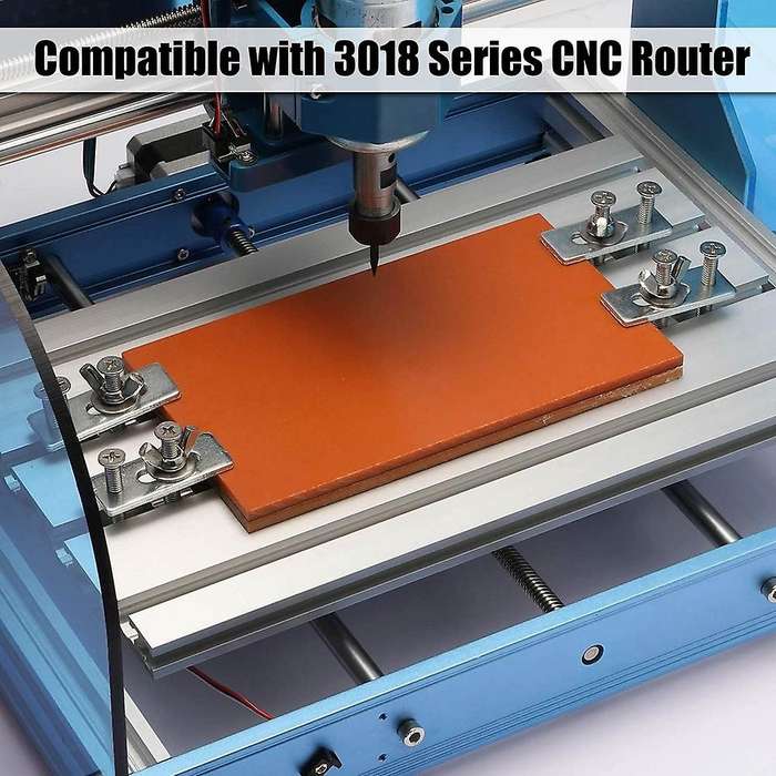 8 Pcs Hold Down Clamp Kit for 3018-pro, 1810-pro Cnc Router Machine