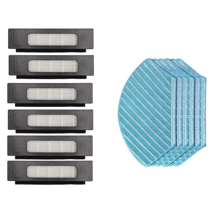 12pcs Hepa Filter Mop Cloth for Midea M7/ I10/ M71cn / M7pro