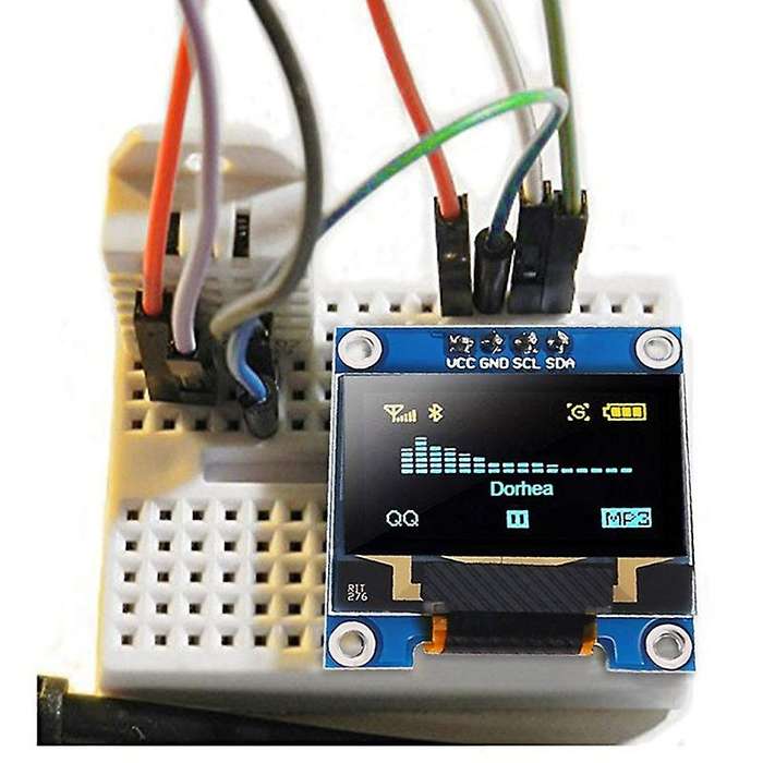 6pcs 0.96 Inch Oled Display Module 12864 128x64 Pixel Lcd Yellow Blue