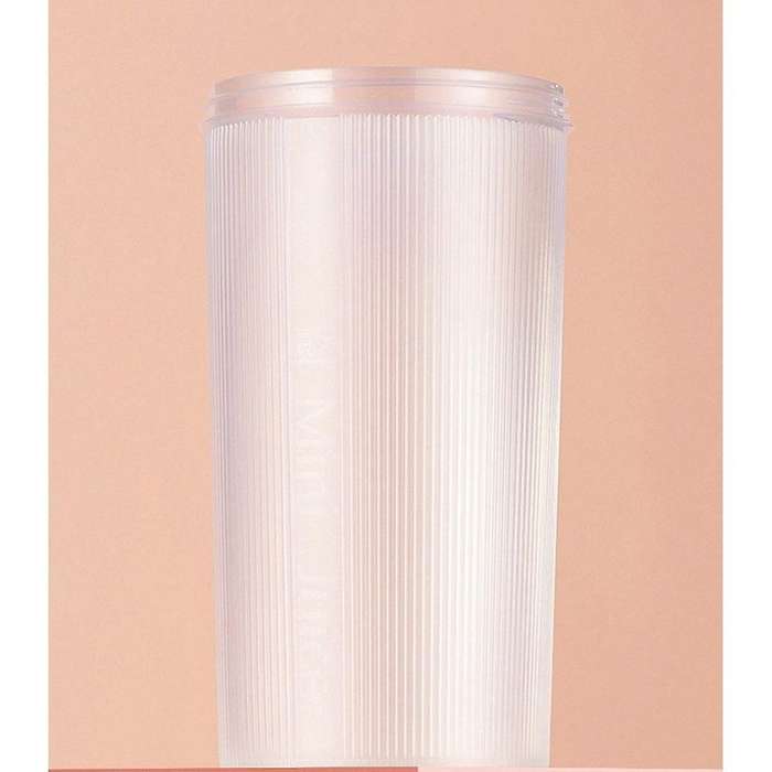 Juicer 6 Blades Electric Blender Usb Fruit Mixer Cup 300ml (pink)