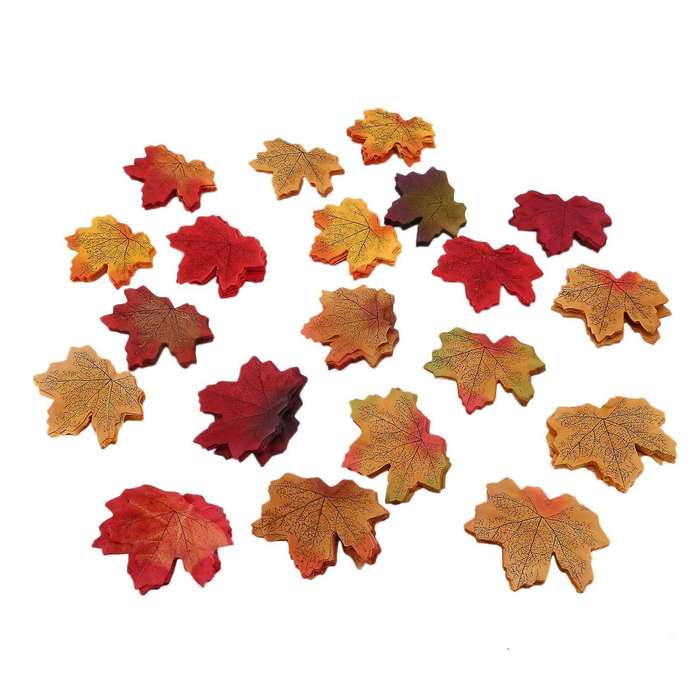 1000pcs Artificial Maple Leaves Decorations,wedding Party Table Decor