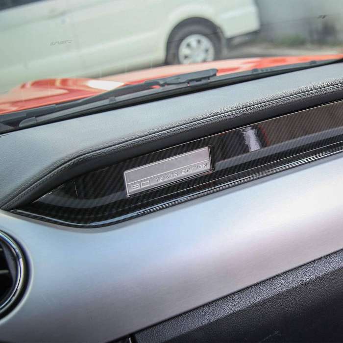 Car Inner Co-pilot Dashboard Cover Trim for Ford Mustang 2015-2017