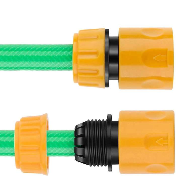 12pcs Garden Irrigation Hose Connectors Kits with Tap & End & Stop