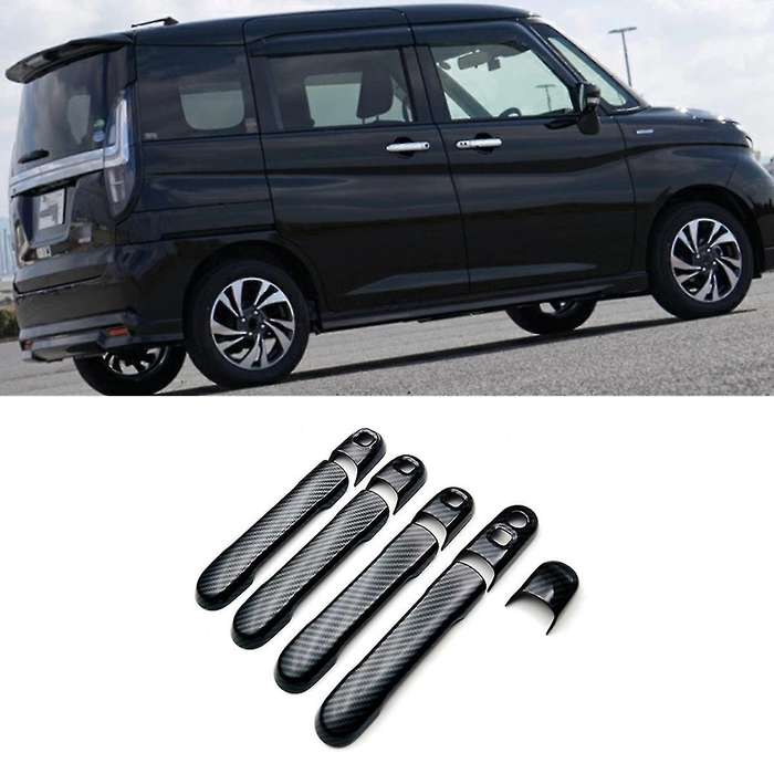 For Suzuki Solio Bandit 21-22 Chrome Door Handle Cover Trim Sticker,a